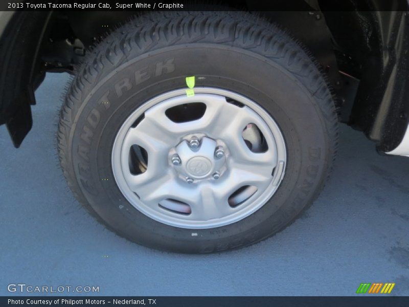 Super White / Graphite 2013 Toyota Tacoma Regular Cab