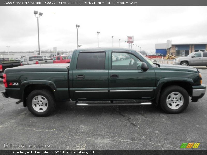 Dark Green Metallic / Medium Gray 2006 Chevrolet Silverado 1500 Z71 Crew Cab 4x4