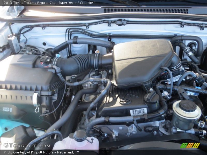 Super White / Graphite 2013 Toyota Tacoma Regular Cab