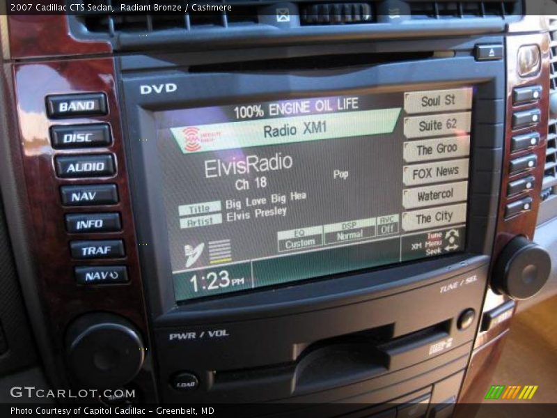 Radiant Bronze / Cashmere 2007 Cadillac CTS Sedan