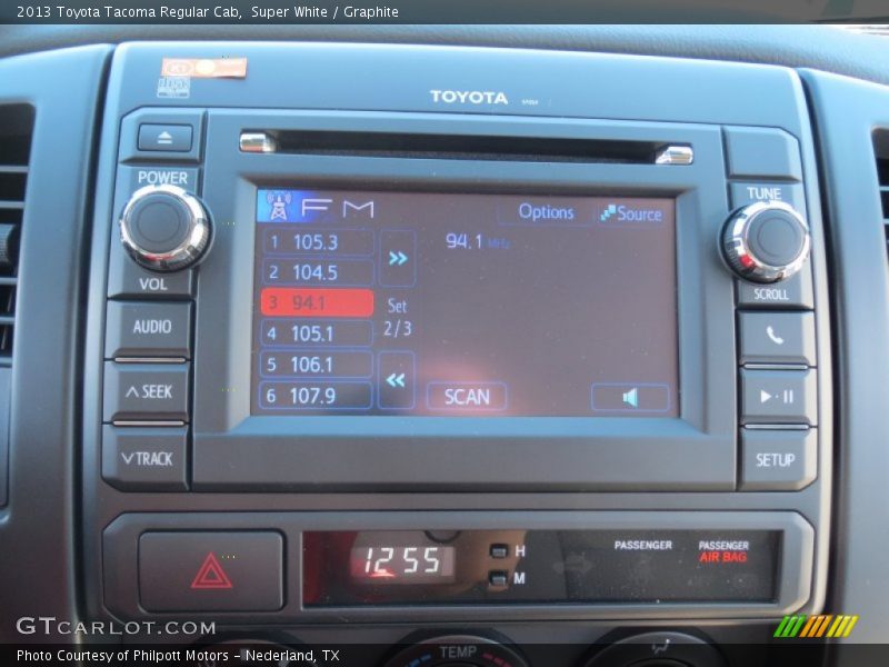 Super White / Graphite 2013 Toyota Tacoma Regular Cab