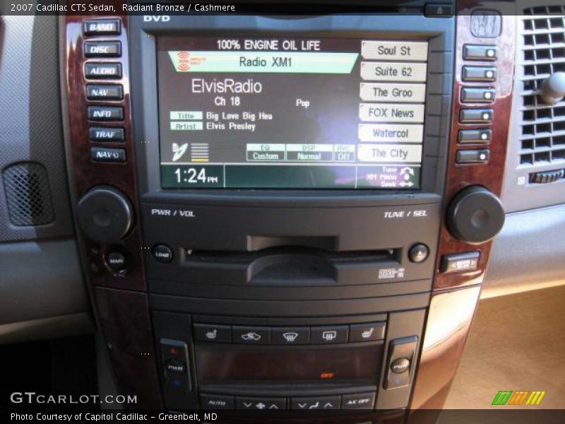 Radiant Bronze / Cashmere 2007 Cadillac CTS Sedan