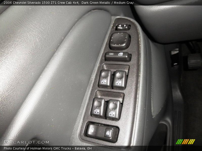 Dark Green Metallic / Medium Gray 2006 Chevrolet Silverado 1500 Z71 Crew Cab 4x4