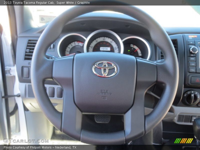 Super White / Graphite 2013 Toyota Tacoma Regular Cab