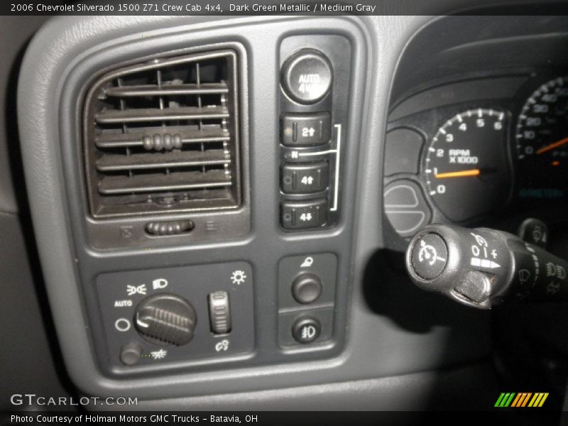 Dark Green Metallic / Medium Gray 2006 Chevrolet Silverado 1500 Z71 Crew Cab 4x4