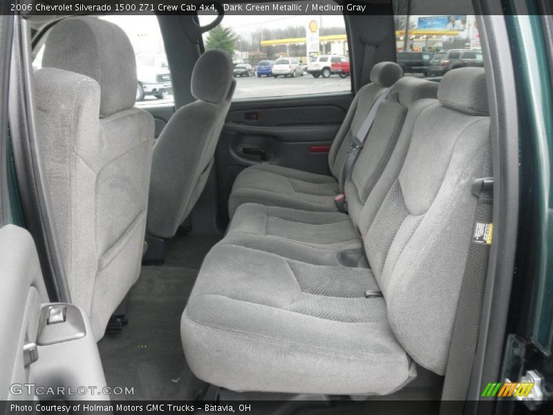 Dark Green Metallic / Medium Gray 2006 Chevrolet Silverado 1500 Z71 Crew Cab 4x4