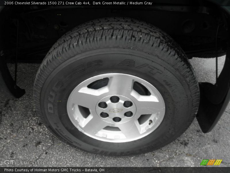 Dark Green Metallic / Medium Gray 2006 Chevrolet Silverado 1500 Z71 Crew Cab 4x4