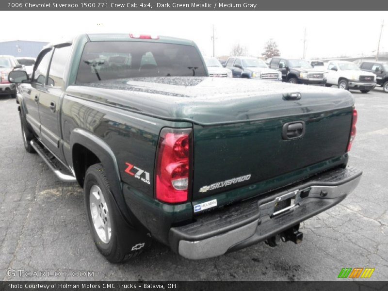Dark Green Metallic / Medium Gray 2006 Chevrolet Silverado 1500 Z71 Crew Cab 4x4
