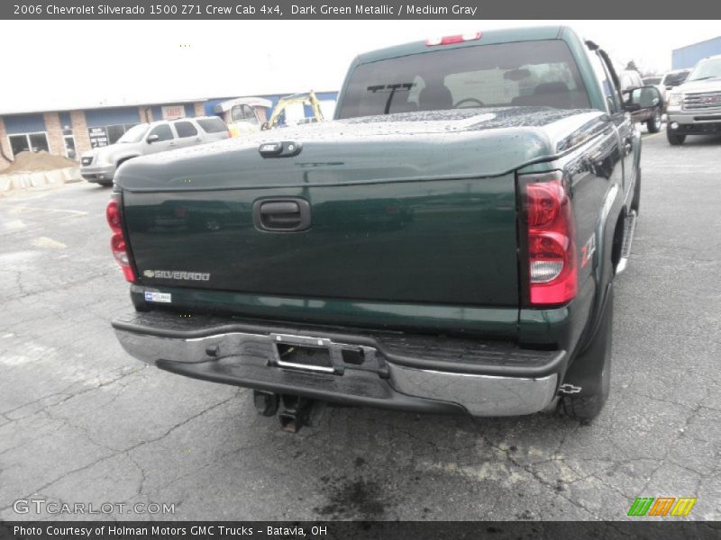Dark Green Metallic / Medium Gray 2006 Chevrolet Silverado 1500 Z71 Crew Cab 4x4
