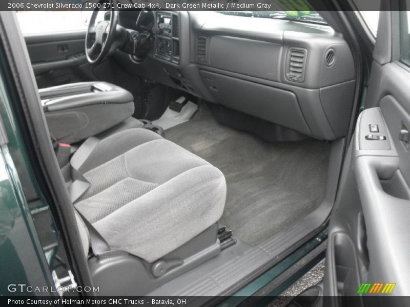 Dark Green Metallic / Medium Gray 2006 Chevrolet Silverado 1500 Z71 Crew Cab 4x4