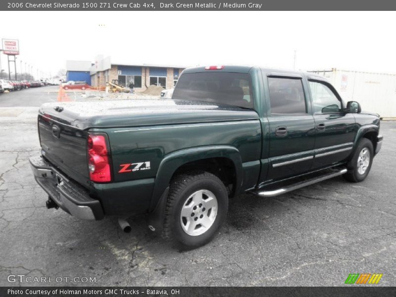 Dark Green Metallic / Medium Gray 2006 Chevrolet Silverado 1500 Z71 Crew Cab 4x4