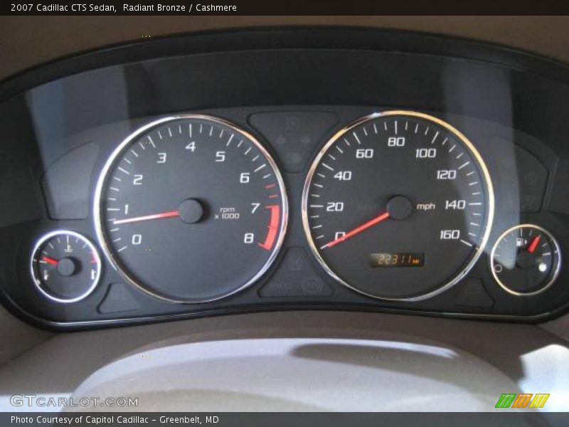 Radiant Bronze / Cashmere 2007 Cadillac CTS Sedan