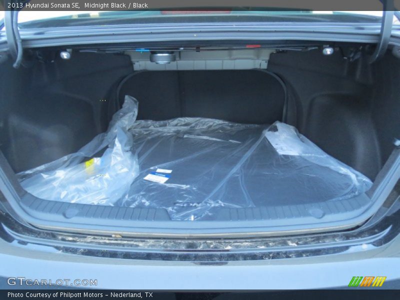 Midnight Black / Black 2013 Hyundai Sonata SE