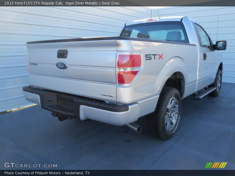 Ingot Silver Metallic / Steel Gray 2013 Ford F150 STX Regular Cab