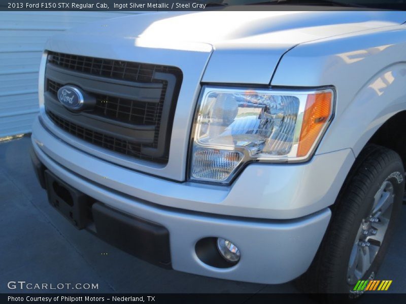 Ingot Silver Metallic / Steel Gray 2013 Ford F150 STX Regular Cab