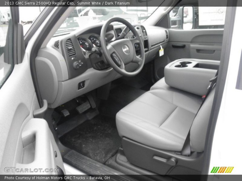 Summit White / Dark Titanium 2013 GMC Sierra 2500HD Regular Cab