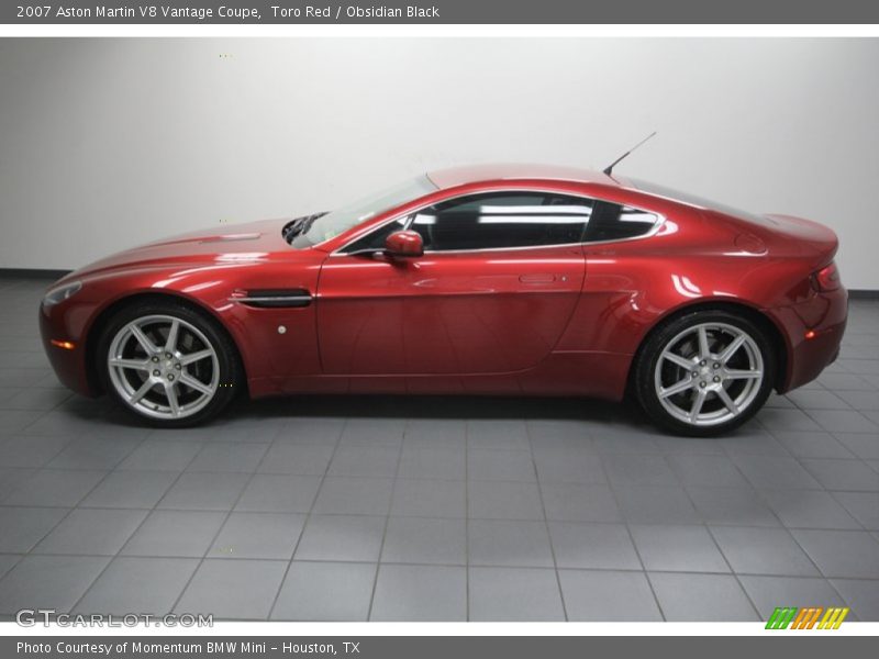  2007 V8 Vantage Coupe Toro Red