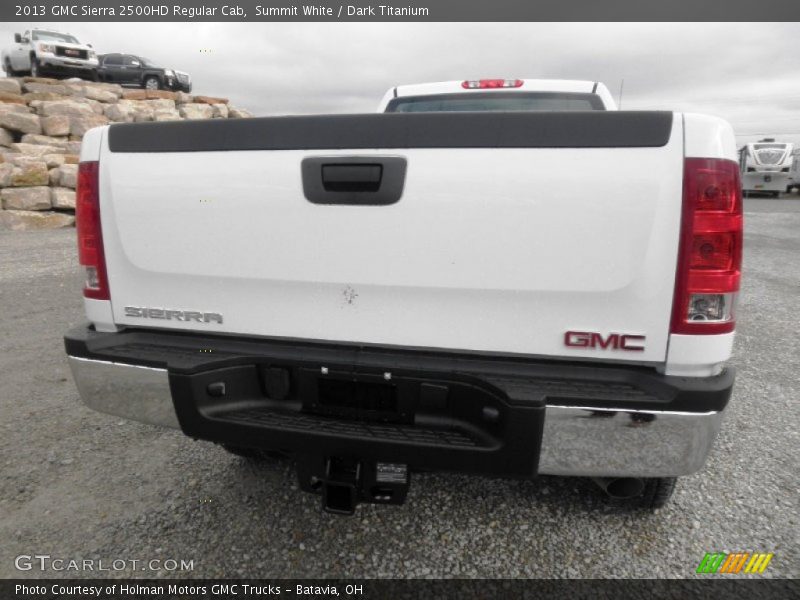 Summit White / Dark Titanium 2013 GMC Sierra 2500HD Regular Cab