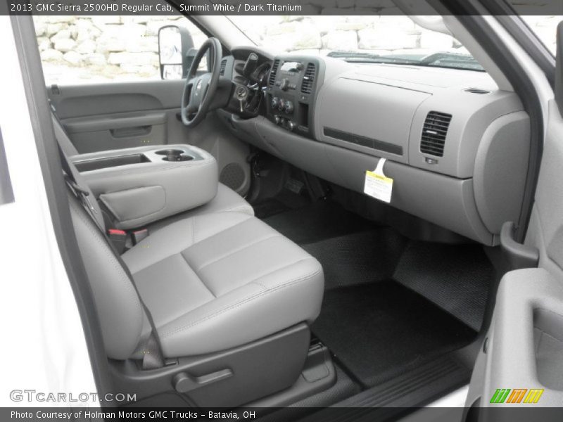 Summit White / Dark Titanium 2013 GMC Sierra 2500HD Regular Cab