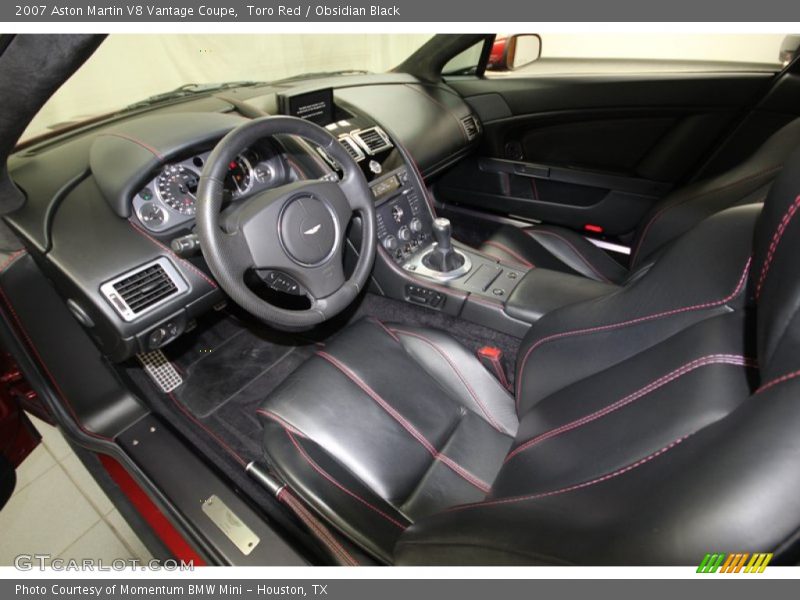 Obsidian Black Interior - 2007 V8 Vantage Coupe 