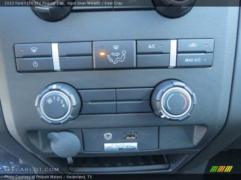 Controls of 2013 F150 STX Regular Cab