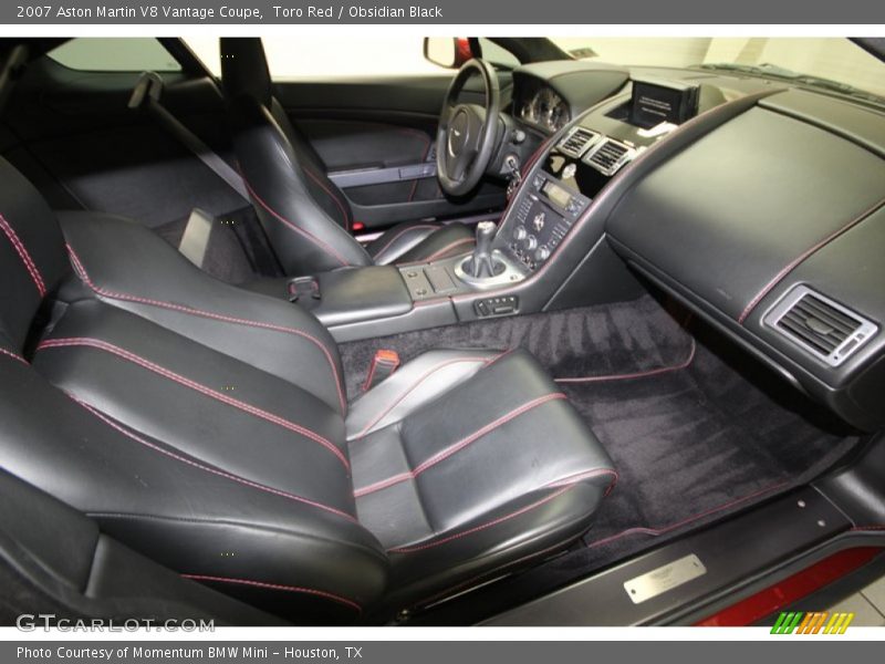  2007 V8 Vantage Coupe Obsidian Black Interior