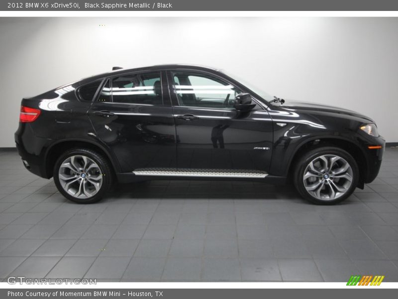 Black Sapphire Metallic / Black 2012 BMW X6 xDrive50i