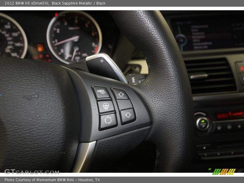 Black Sapphire Metallic / Black 2012 BMW X6 xDrive50i