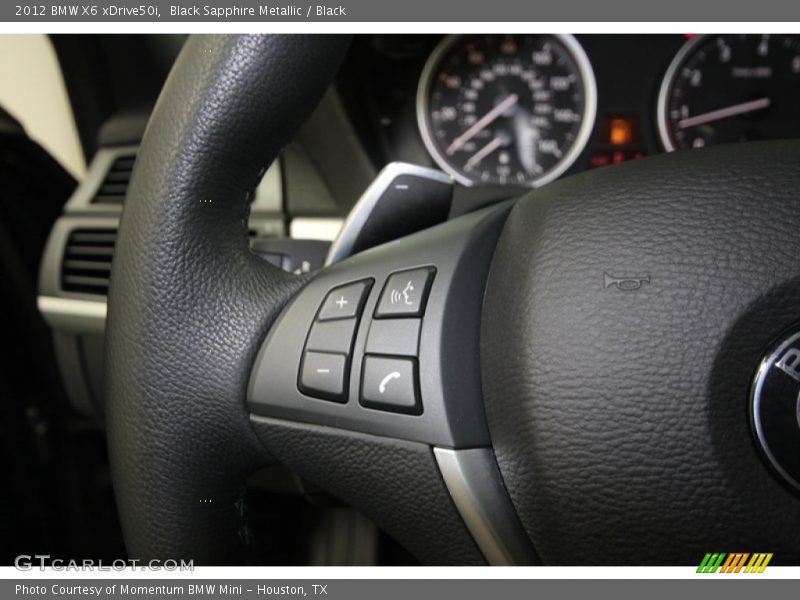 Black Sapphire Metallic / Black 2012 BMW X6 xDrive50i