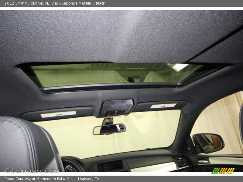 Black Sapphire Metallic / Black 2012 BMW X6 xDrive50i