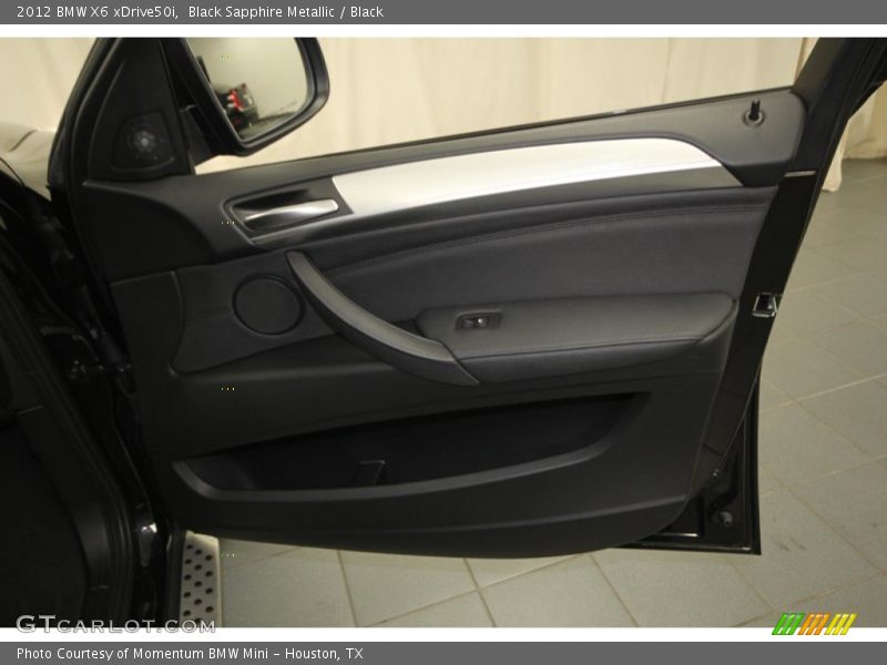 Black Sapphire Metallic / Black 2012 BMW X6 xDrive50i