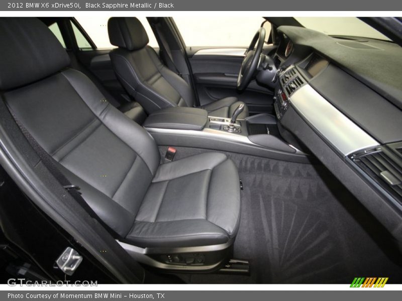 Black Sapphire Metallic / Black 2012 BMW X6 xDrive50i