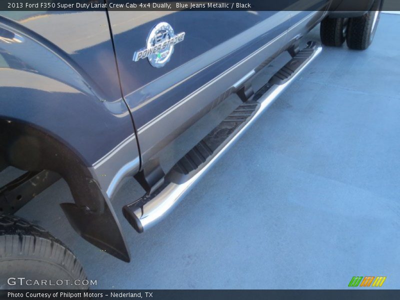 Blue Jeans Metallic / Black 2013 Ford F350 Super Duty Lariat Crew Cab 4x4 Dually