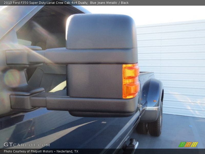 Blue Jeans Metallic / Black 2013 Ford F350 Super Duty Lariat Crew Cab 4x4 Dually