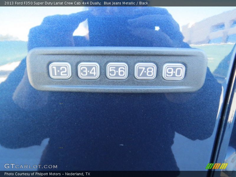 Blue Jeans Metallic / Black 2013 Ford F350 Super Duty Lariat Crew Cab 4x4 Dually