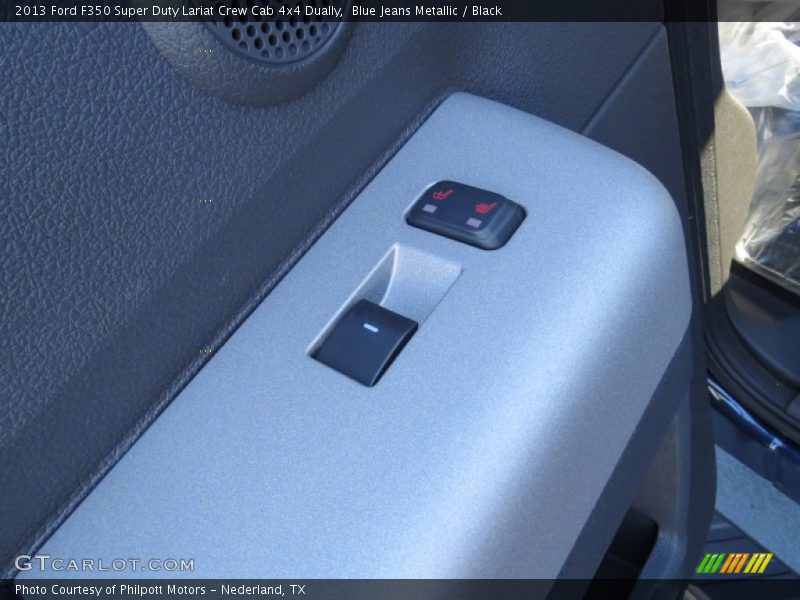 Blue Jeans Metallic / Black 2013 Ford F350 Super Duty Lariat Crew Cab 4x4 Dually