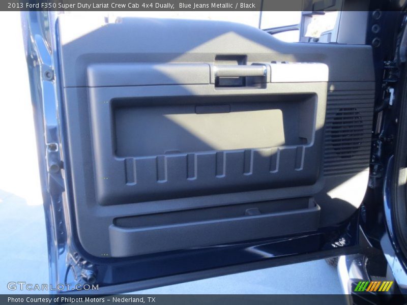 Blue Jeans Metallic / Black 2013 Ford F350 Super Duty Lariat Crew Cab 4x4 Dually