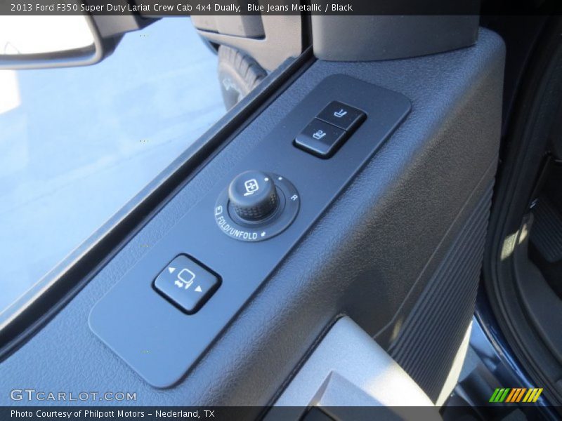Blue Jeans Metallic / Black 2013 Ford F350 Super Duty Lariat Crew Cab 4x4 Dually