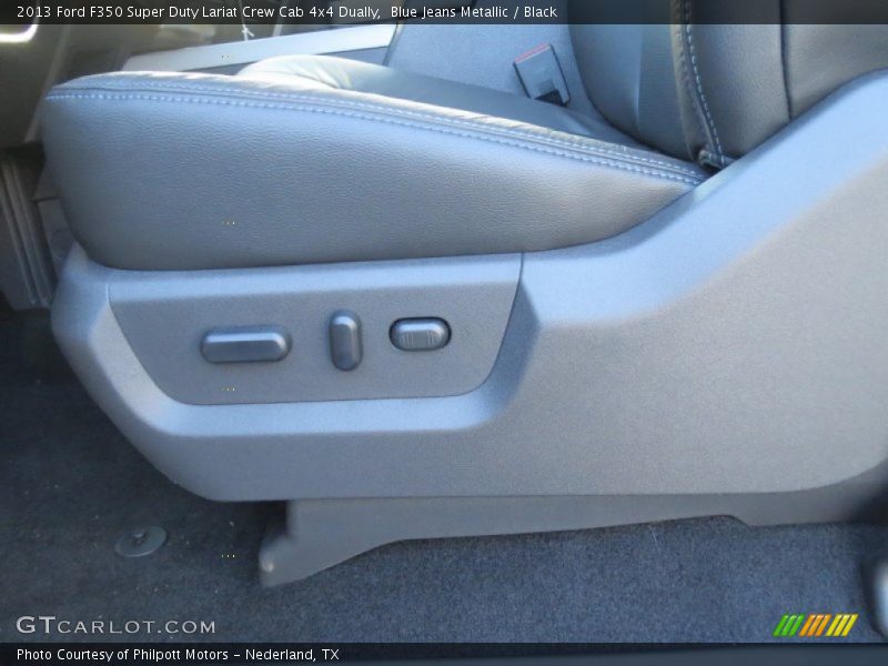 Blue Jeans Metallic / Black 2013 Ford F350 Super Duty Lariat Crew Cab 4x4 Dually