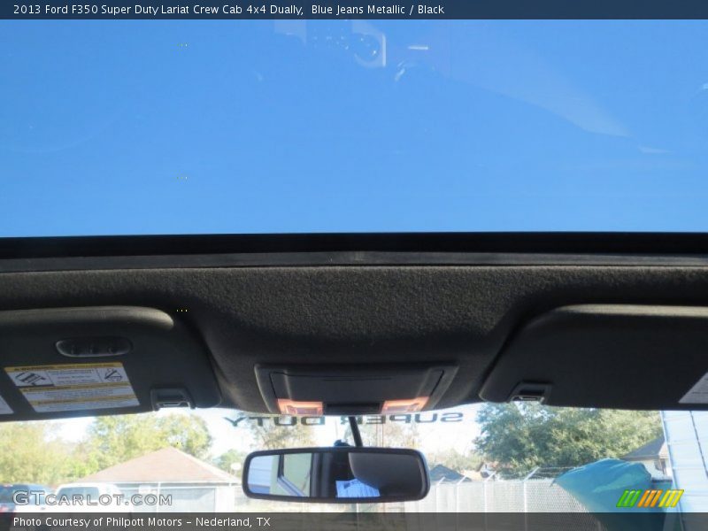 Blue Jeans Metallic / Black 2013 Ford F350 Super Duty Lariat Crew Cab 4x4 Dually