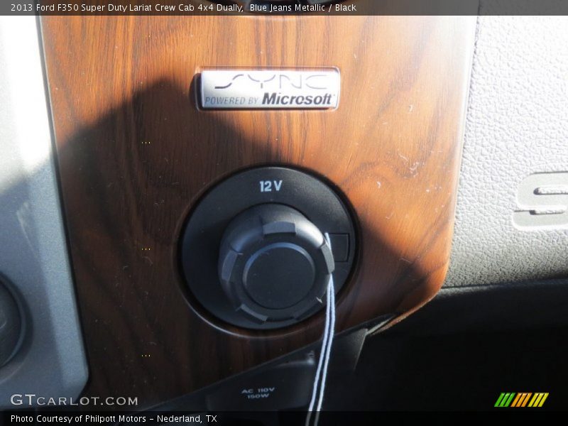 Blue Jeans Metallic / Black 2013 Ford F350 Super Duty Lariat Crew Cab 4x4 Dually