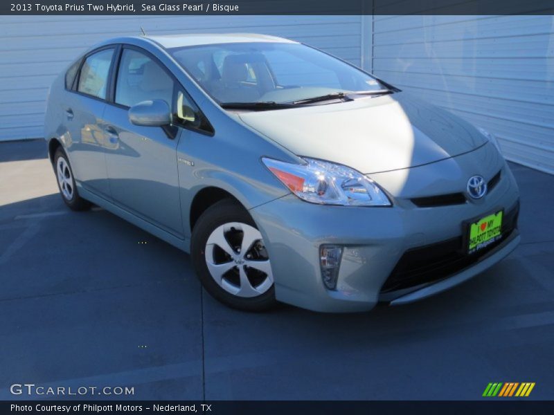 Sea Glass Pearl / Bisque 2013 Toyota Prius Two Hybrid