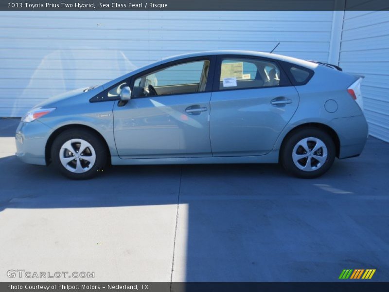 Sea Glass Pearl / Bisque 2013 Toyota Prius Two Hybrid