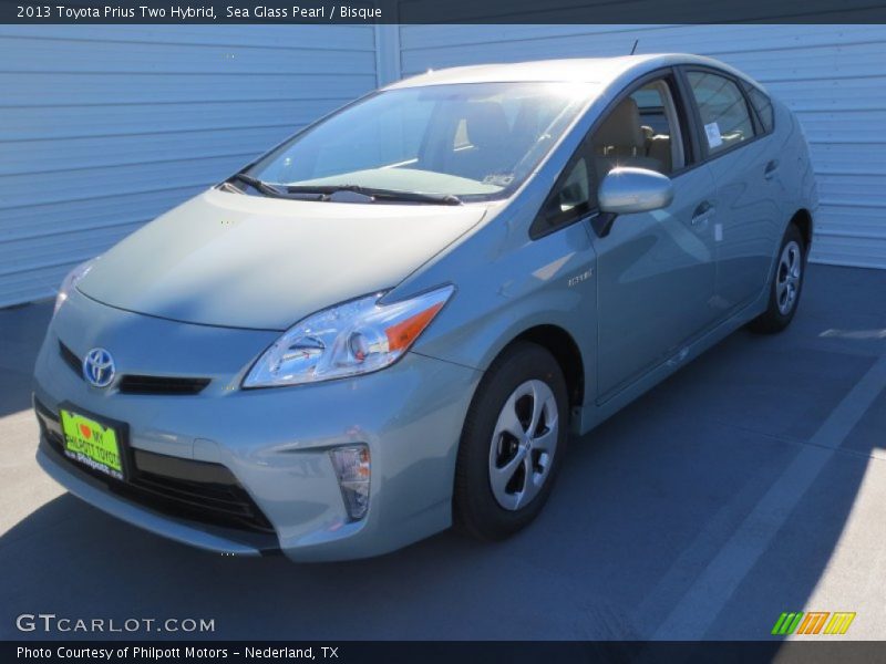 Sea Glass Pearl / Bisque 2013 Toyota Prius Two Hybrid