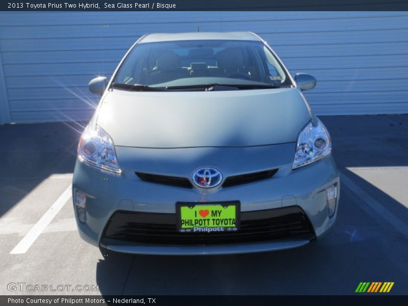 Sea Glass Pearl / Bisque 2013 Toyota Prius Two Hybrid