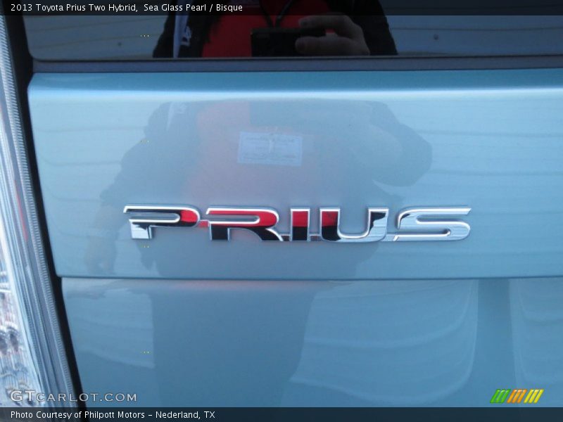 Sea Glass Pearl / Bisque 2013 Toyota Prius Two Hybrid