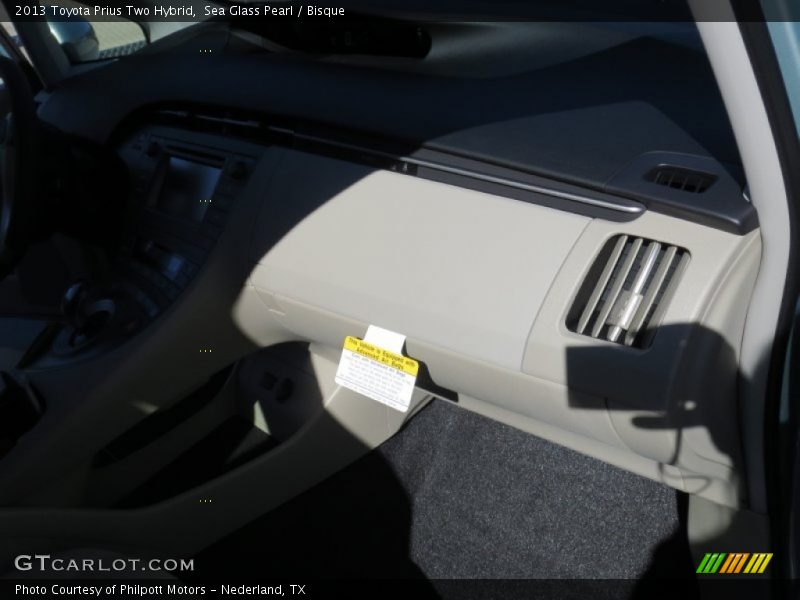 Sea Glass Pearl / Bisque 2013 Toyota Prius Two Hybrid