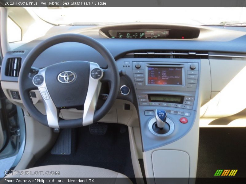 Sea Glass Pearl / Bisque 2013 Toyota Prius Two Hybrid