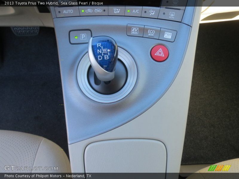 Sea Glass Pearl / Bisque 2013 Toyota Prius Two Hybrid