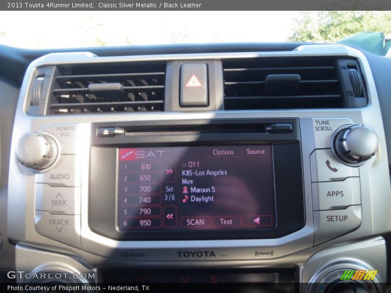 Classic Silver Metallic / Black Leather 2013 Toyota 4Runner Limited